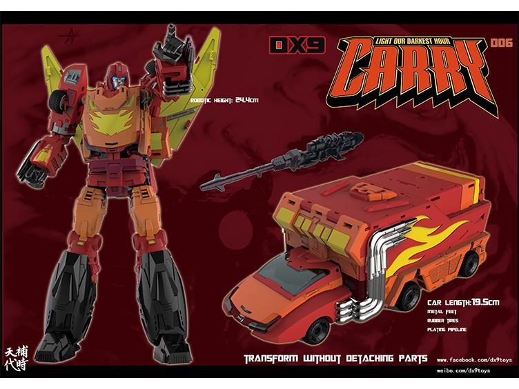 New Third Party: DX9 D06 Carry Not Rodimus, Omnigonix OG-01